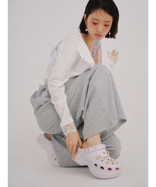 LILY BROWN（リリーブラウン） tシャツ 「UVカット/接触冷感」レース