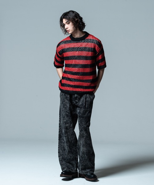 「glamb」 ジーンズズボン下 M 黒いこと メンズ