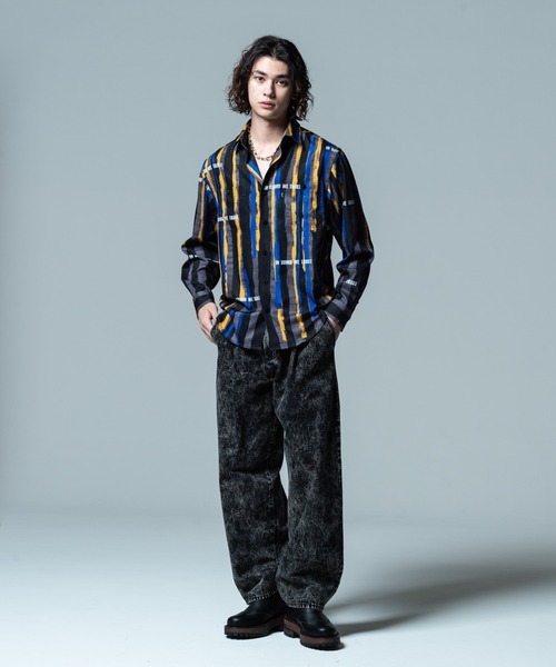 「glamb」 ジーンズズボン下 M 黒いこと メンズ