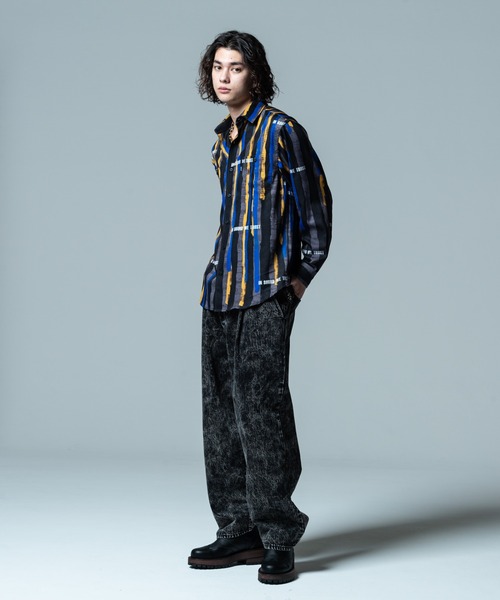 「glamb」 ジーンズズボン下 M 黒いこと メンズ