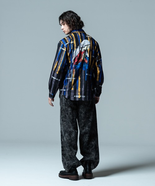 「glamb」 ジーンズズボン下 M 黒いこと メンズ
