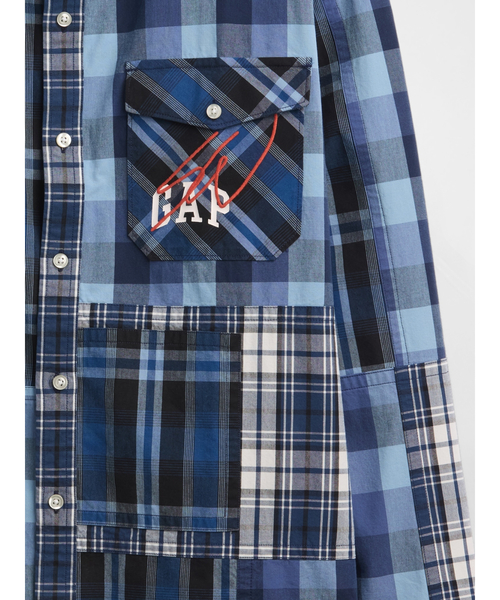 GAP（ギャップ） シャツ × Sean Wotherspoon オーバーサイズ パッチ