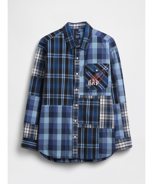 GAP（ギャップ） シャツ × Sean Wotherspoon オーバーサイズ パッチ