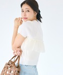 ニット セーター 「WEB限定セール」半袖フリ...の詳細画像3