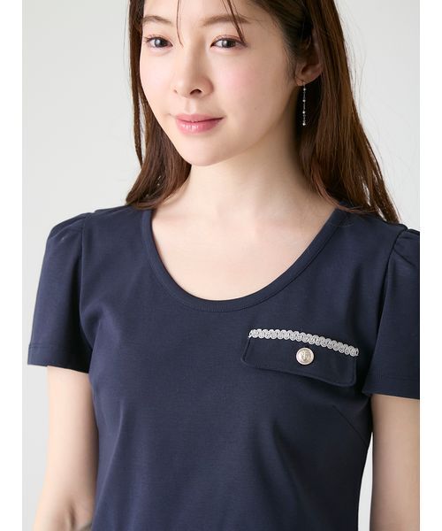 CELFORD（セルフォード） tシャツ 半袖 「洗える」フラップポケット