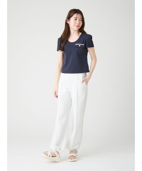 CELFORD（セルフォード） tシャツ 半袖 「洗える」フラップポケット