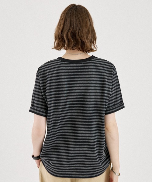 ONCILY（オンシェリー） ヘンリーネック tシャツ ASSORT HEART LOGO