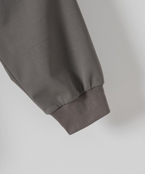 「DOOPZ」 長袖ポロシャツ MEDIUM グレー メンズ_画像5
