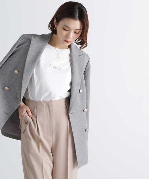 「NATURAL BEAUTY BASIC」 テーラードジャケット MEDIUM グレー系その他 レディース | NATURAL BEAUTY BASIC | 01