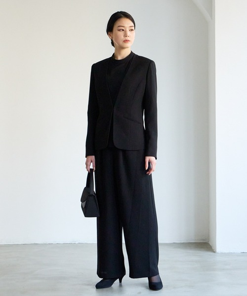 AIMER（エメ） パンツスーツ 11号 ブラック レディース : ZOZOTOWN