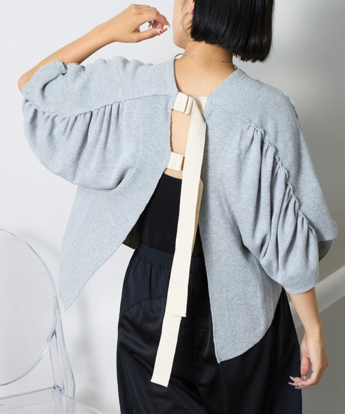 「etsinta」 7分袖カットソー ONE SIZE ベージュ レディース_画像6