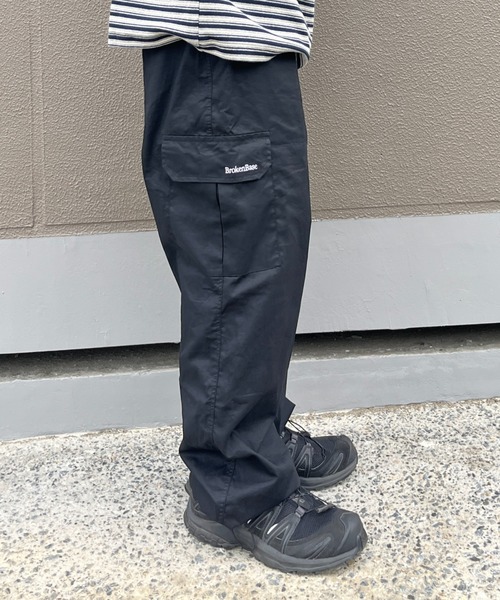 「BROKEN BASE」 カーゴパンツ LARGE カーキ メンズ_画像5