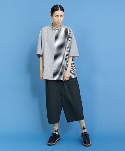 FRAPBOIS（フラボア） サルエルパンツ 1 グレー レディース : ZOZOTOWN