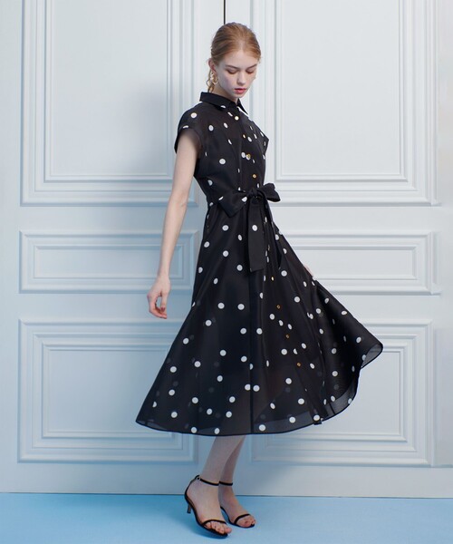 「LOULOU WILLOUGHBY」 シャツワンピース 1 ホワイト系その他 レディース_画像7