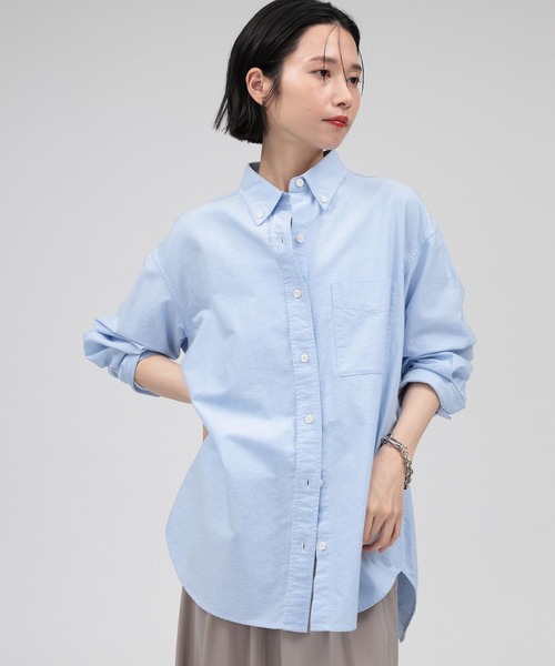 BABYLONE（バビロン） 長袖シャツ フリー サックスブルー レディース