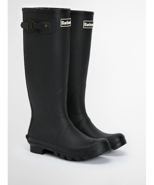 BARBOUR/バブアー Bede サイドストラップ レインブーツ BLK-4 Barbour（バブアー） 長靴 レインブーツ Bede サイドストラップ レイン
