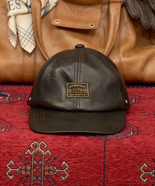 Mr.FATMAN キャップ 帽子 メンズ DRIFTER LEATHER CAP メンズ
