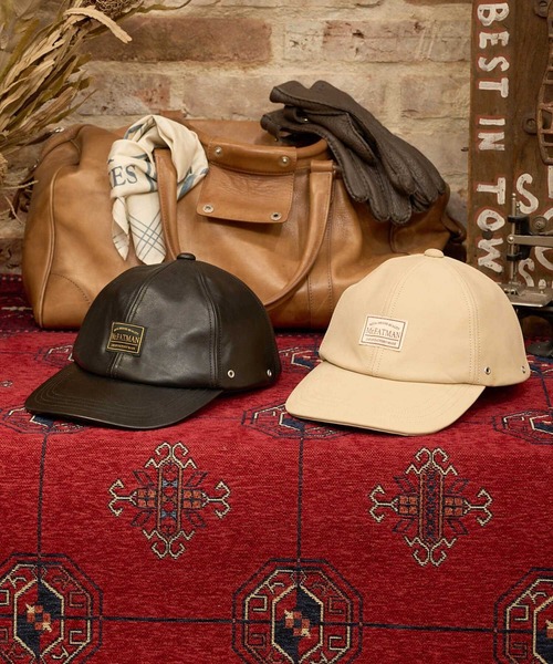 Mr.FATMAN キャップ 帽子 メンズ DRIFTER LEATHER CAP メンズ
