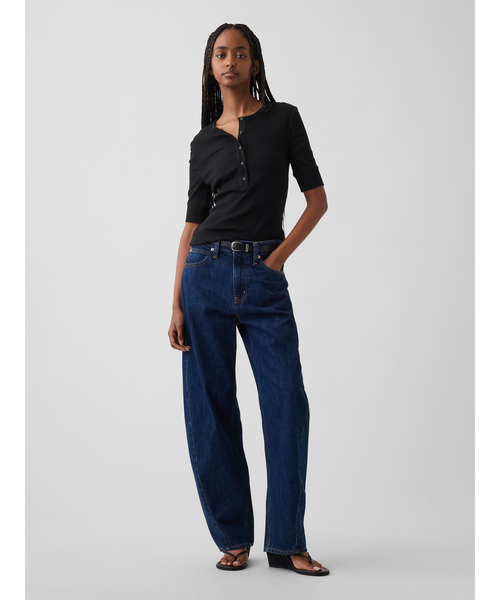 GAP 長袖 リブ ヘンリーネック Tシャツ XL　2点セット GAP 長袖 リブ ヘンリーネック Tシャツ XL 2点セット GAP 長袖 リブ