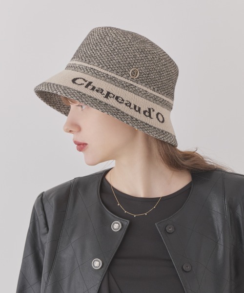 Chapeaud'O レディースハット Chapeau d' O（シャポードオー） 帽子 ハット レディース Jaquard Logo