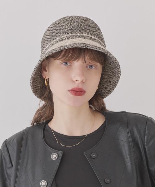 Chapeau d' O（シャポードオー） 帽子 ハット レディース Jaquard Logo