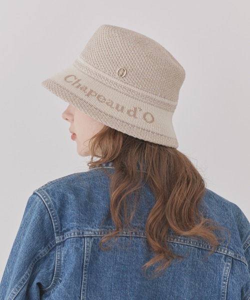 Chapeau d' O（シャポードオー） 帽子 ハット レディース Jaquard Logo