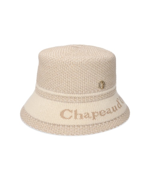 Chapeau d' O（シャポードオー） 帽子 ハット レディース Jaquard Logo