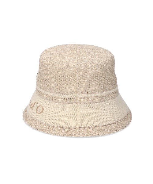 Chapeau d' O（シャポードオー） 帽子 ハット レディース Jaquard Logo