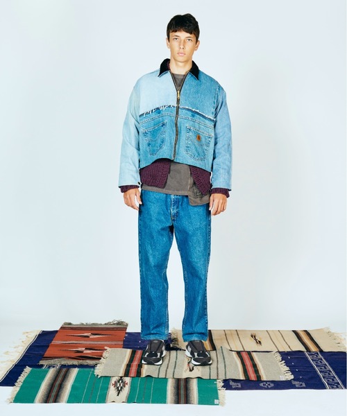 Carhartt（カーハート） デニムジャケット LARGE ブルー メンズ