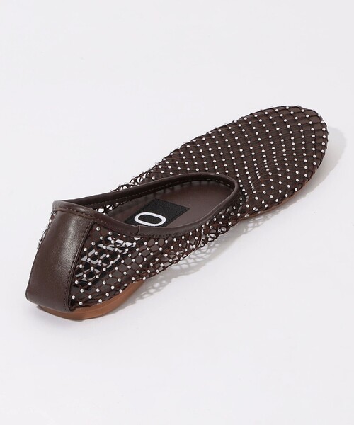 SENSO メッシュ ラインストーン フラットサンダル ブラック 36 SENSO（センソ） パンプス SENSO CLARISSA フラットシューズ