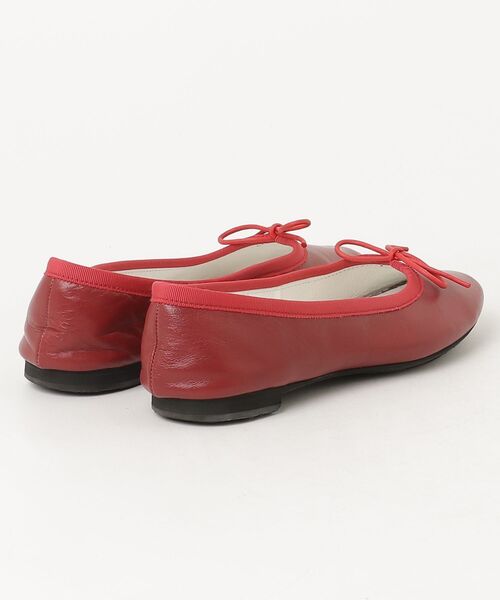 「chausser」 バレエシューズ 36 レッド レディース_画像2