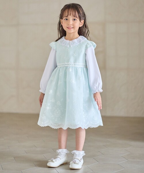 「ANY」 「KIDS」長袖ブラウス 130 ホワイト キッズ_画像7