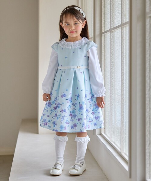 「ANY」 「KIDS」長袖ブラウス 130 ホワイト キッズ_画像9