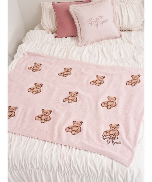 gelato pique Sleep ベッド 寝具 「Sleep」ベア総柄ジャガードハーフ