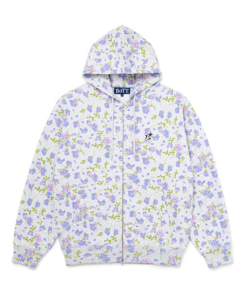 BoTT（ボット） パーカー Flower Zip Hoodie メンズ : ZOZOTOWN Yahoo