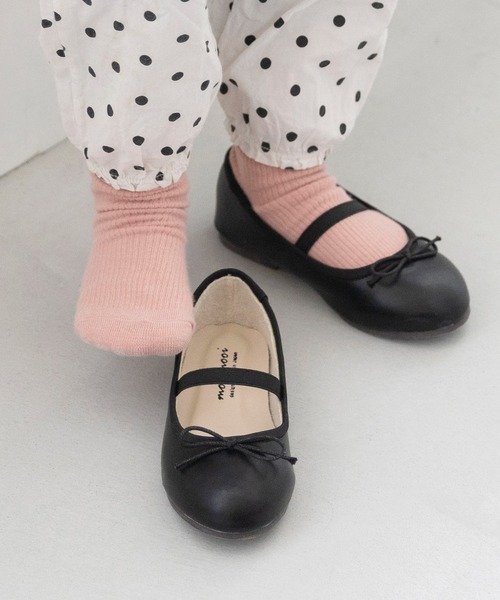 mooimooi（モーイモーイ） バレエシューズ ベーシックリボンゴム