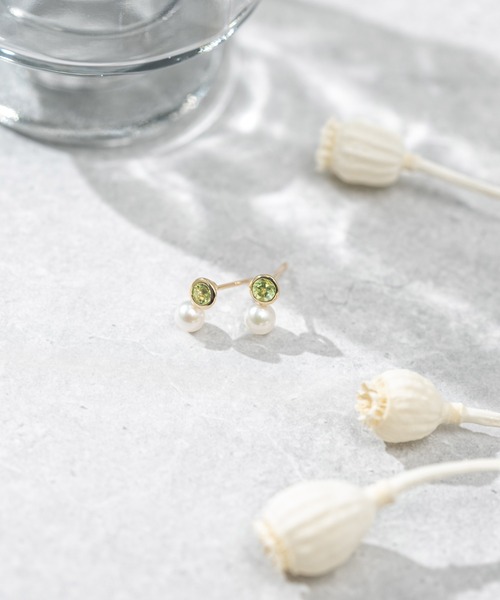 Jewel closet by L&Co. ピアス 「誕生石」K10 アコヤパール