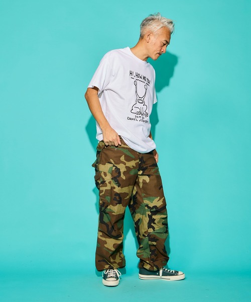 DANIEL JOHNSTON tシャツ S/S PRINT TEE ”HI HOW ARE YOU?” /ショート