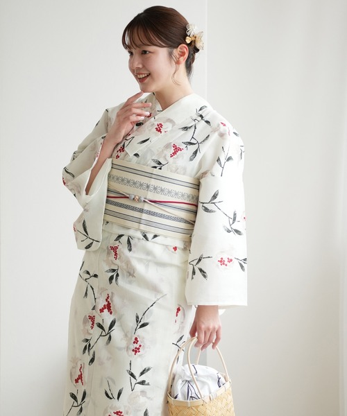 utatane ニコアンティーク 浴衣 帯 新品【浴衣/帯/下駄】utatane ニコアンティーク 浴衣 3点セット