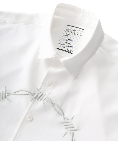 SHAREEF（シャリーフ） シャツ BARBED WIRE”emb. L/S SHIRTS メンズ