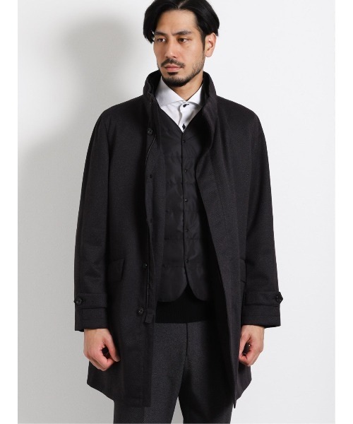 ステンカラーコート タカキューメンズ Taka Q Men インナーダウンベスト付3way ニットスタンドコート Zozotown Paypayモール店 通販 Paypayモール