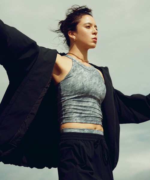 HEREIAM スポーツブラ 「HEREIAM」クロスストラップブラ(カップ付き