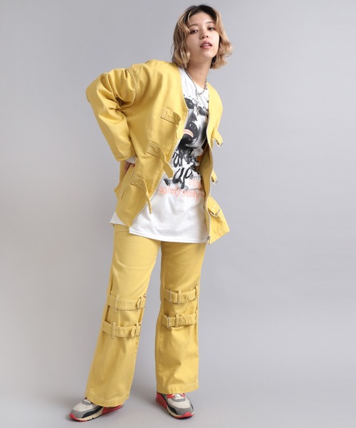 RNA ジャケット ノーカラージャケット J2051 ベルトノーカラー