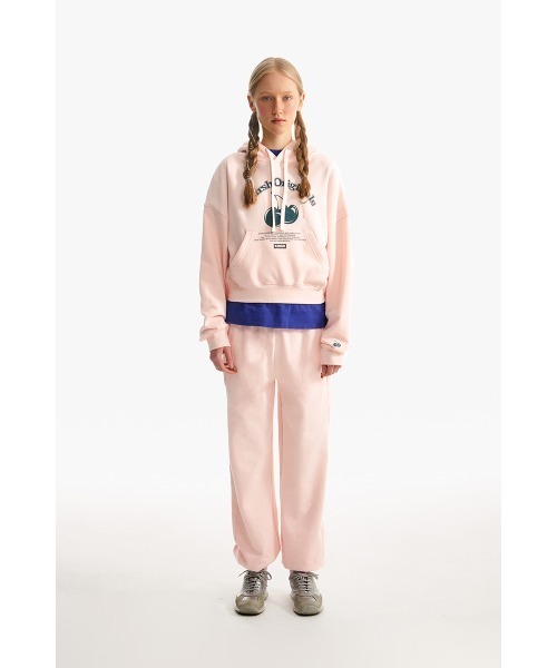 パーカー KIRSH CHERRY ARCH LOGO CROP HOODIE/キルシーチェリーアーチロゴクロップフーディー レディース セール】KIRSH CHERRY ARCH LOGO CROP HOODIE/キルシーチェリー