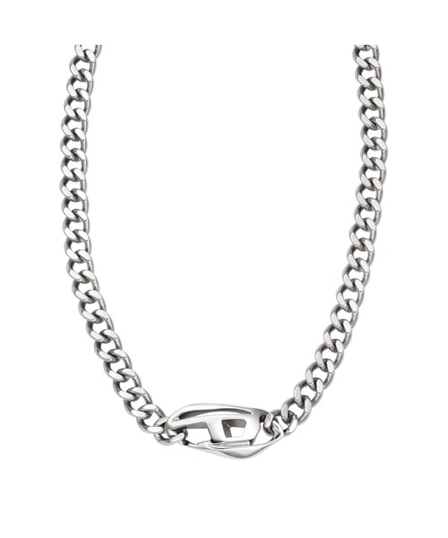 DIESEL ネックレス ディーゼル アクセサリー メンズ シルバー
