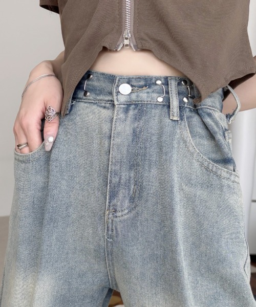 miniministore（ミニミニストア） ワイドパンツ ジーンズ デニム