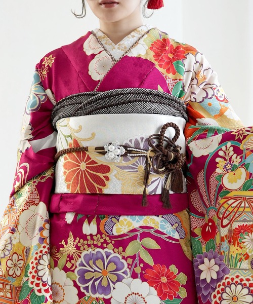 帯揚げ 赤 総絞り（ファッション）のおすすめ人気商品一覧 通販