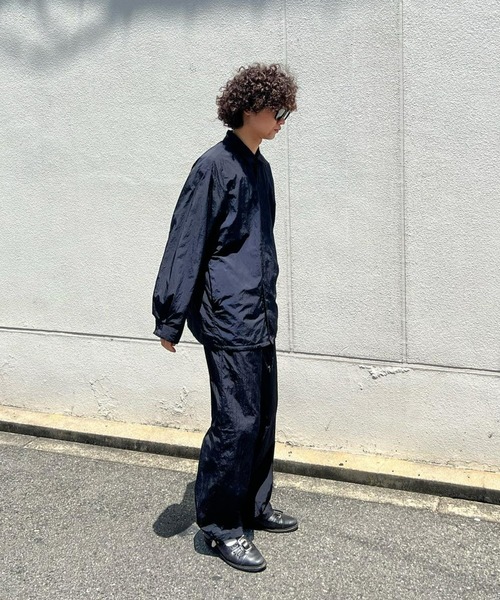 ATON シャツ 「ATON」HAND DYED NYLON SHIRT JACKET メンズ