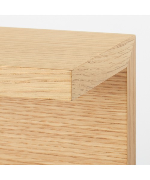 無印良品 インテリア 壁に付けられる家具棚 オーク材突板 88cm