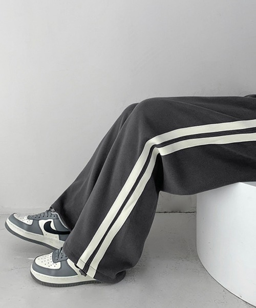 Chick スウェットパンツ ジャージ サイドラインスウェットパンツ